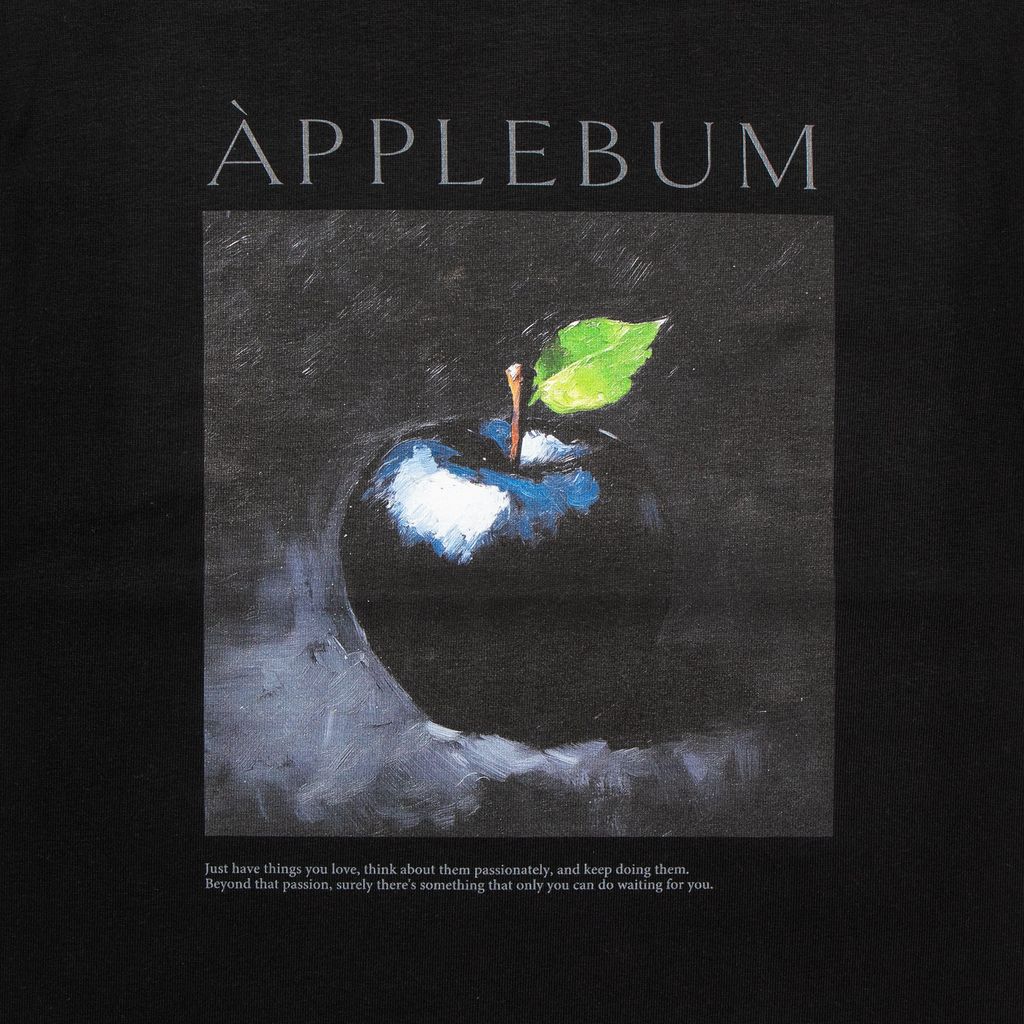 APPLEBUM  "Black Apple" T-shirt 12oz