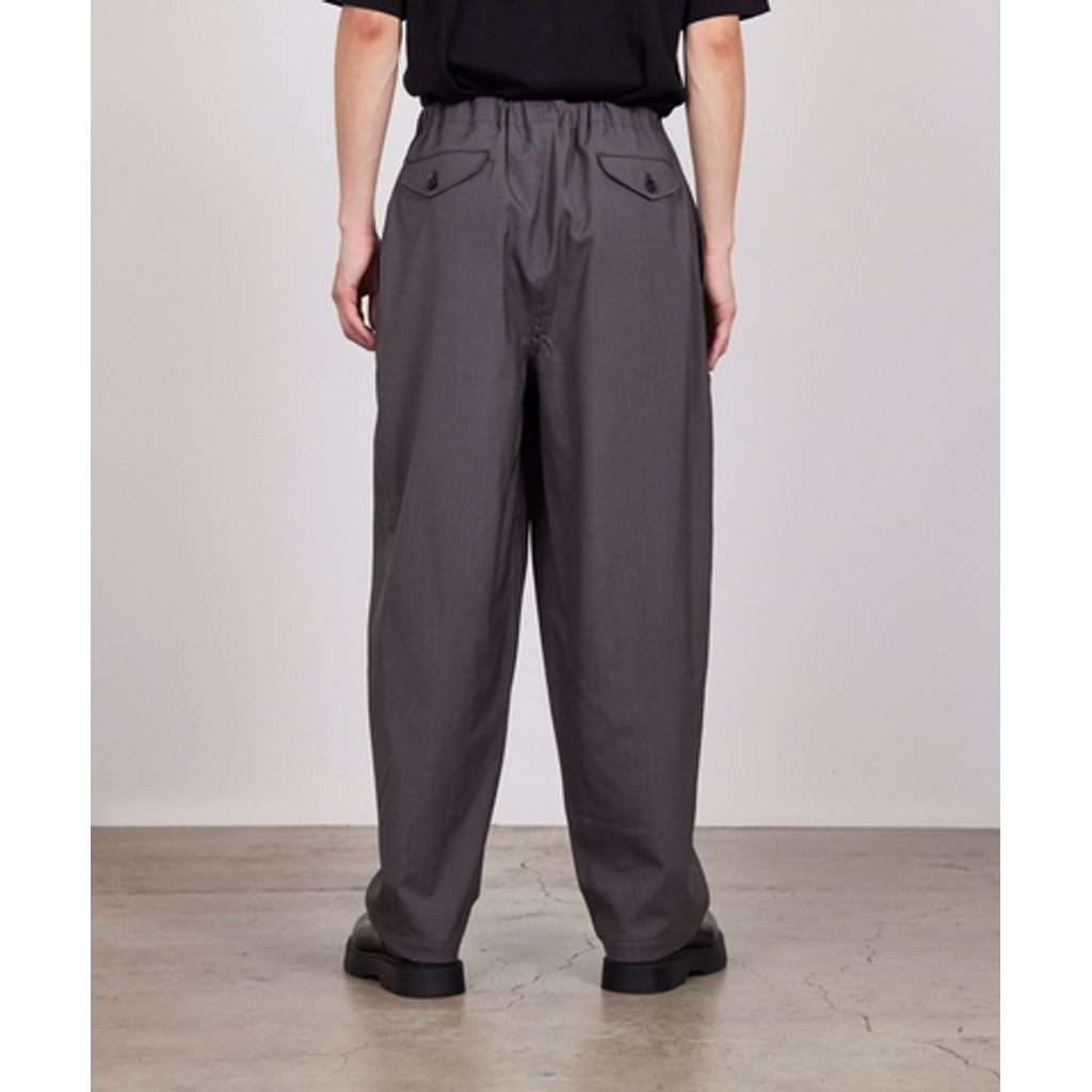 MARKA 2/72 WASHER WOOL TROPICAL COCOON WIDE EASY PANTS