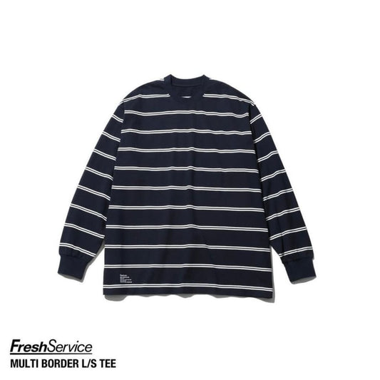 FreshService "MULTI BORDER L/S TEE"