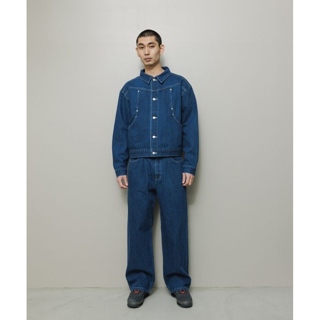 BAL 12OZ STRAIGHT LEG 5P WASHED JEAN