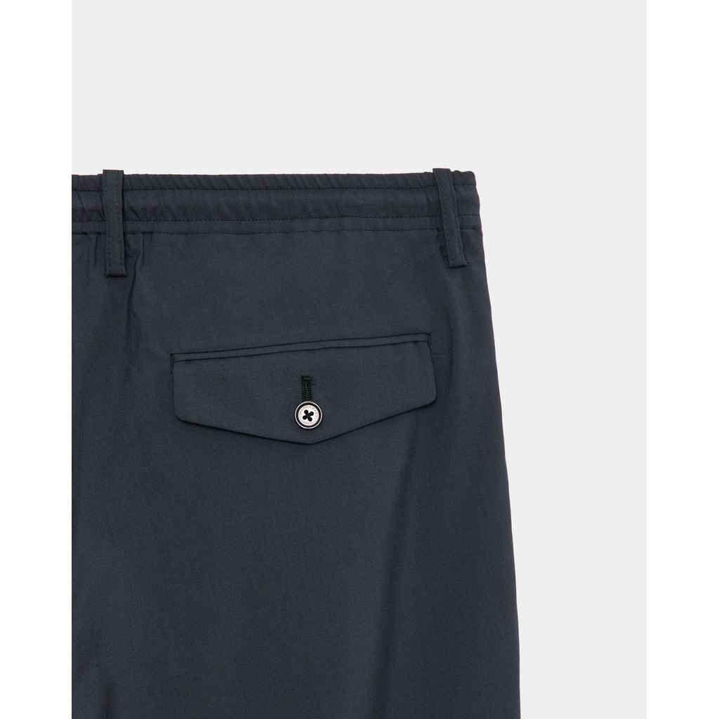 MARKAWARE Organic Wool 2/80 Tropical / Triple Pleated Easy Trousers