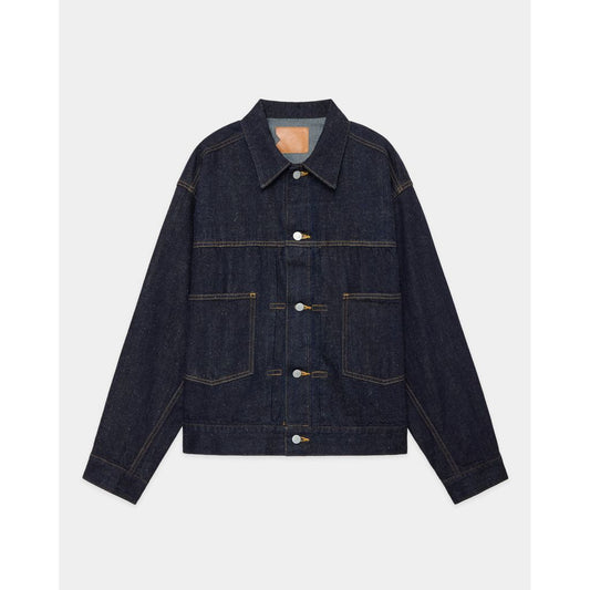 MARKAWARE KIMONO DENIM SHORT DENIM JACKET