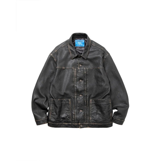 Liberaiders WASHED LEATHER JACKET