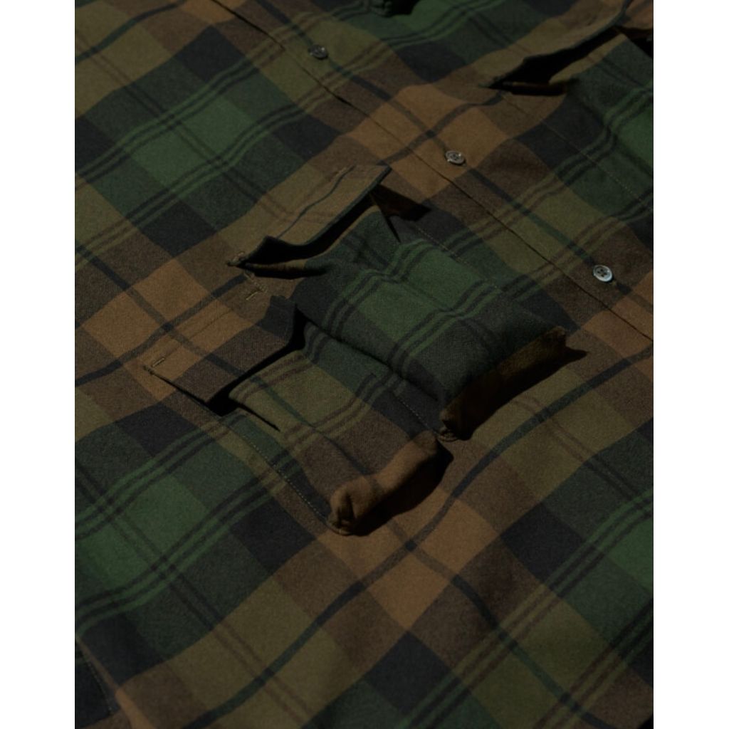 FreshService "FLANNEL CHECK MULTI POCKET SHIRT"