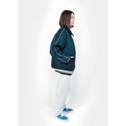 APPLEBUM COLLARED MELTON STADIUM JACKET / 2520604