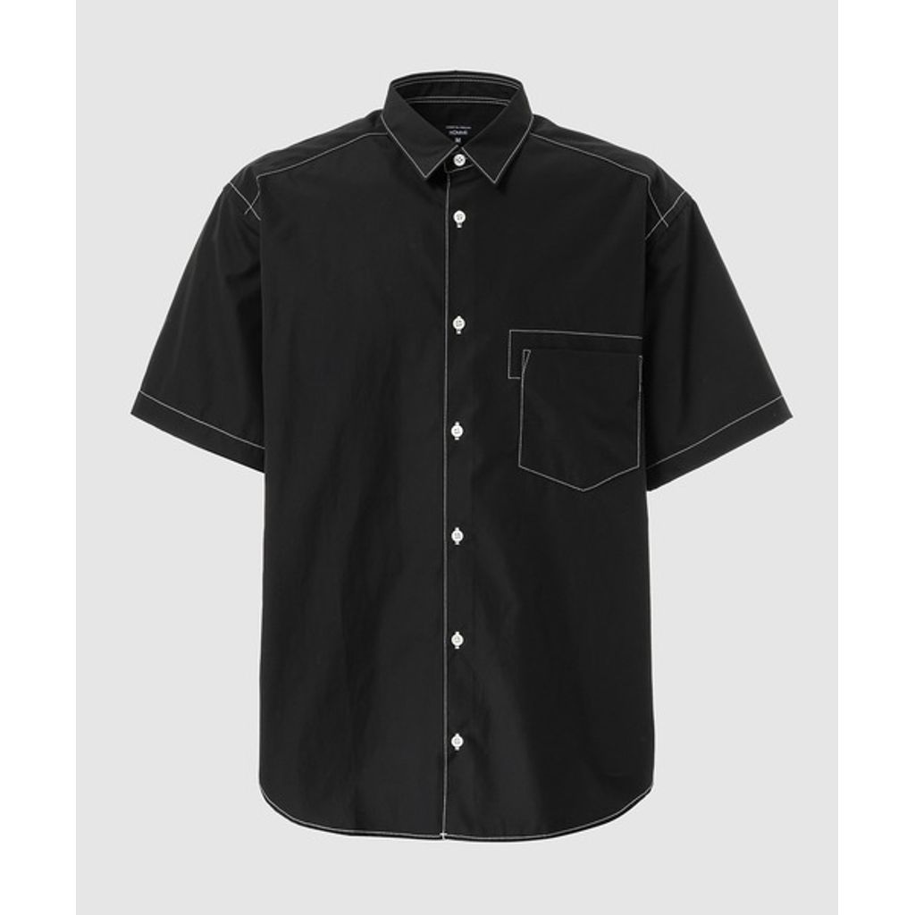 COMME des GARCONS HOMME COTTON TYPEWRITER HALF SLEEVE SHIRT