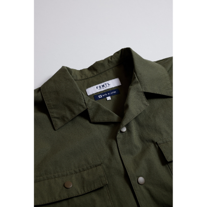 FDMTL FA26SH26C-KH  ZIP KYTE S/S SHIRT