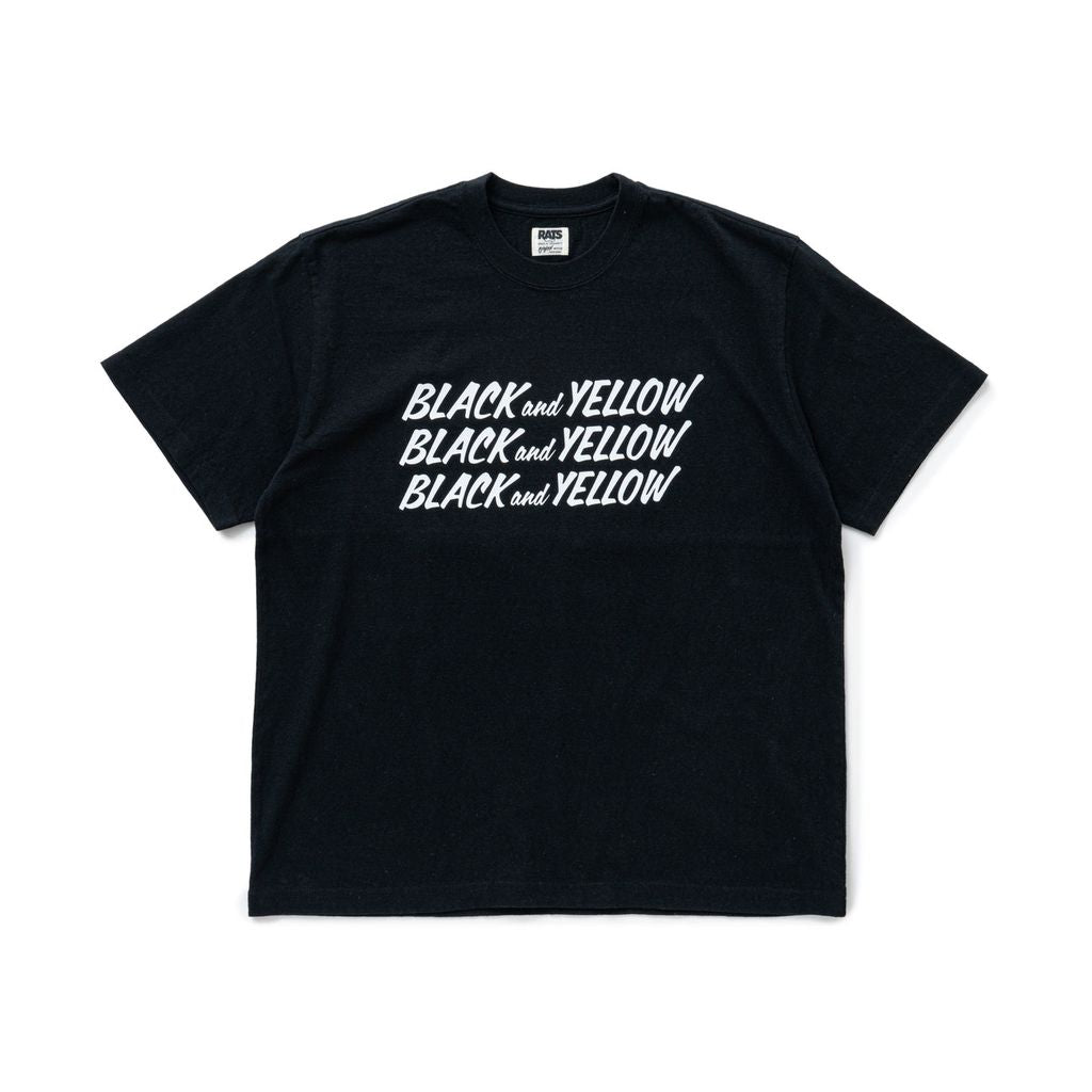 RATS BLACK and YELLOW TEE