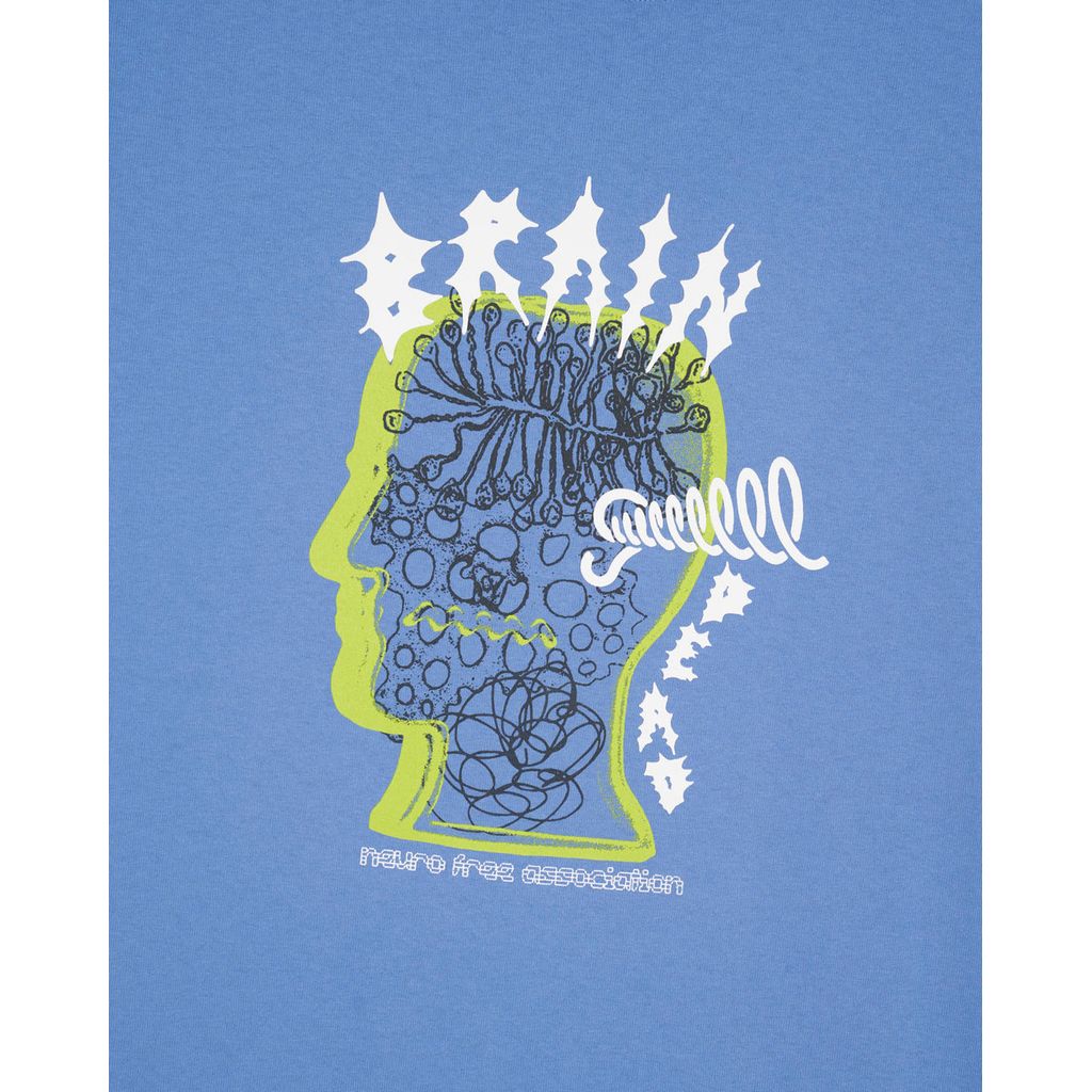 BRAIN DEAD  Ringing Ear T-shirt - Blue