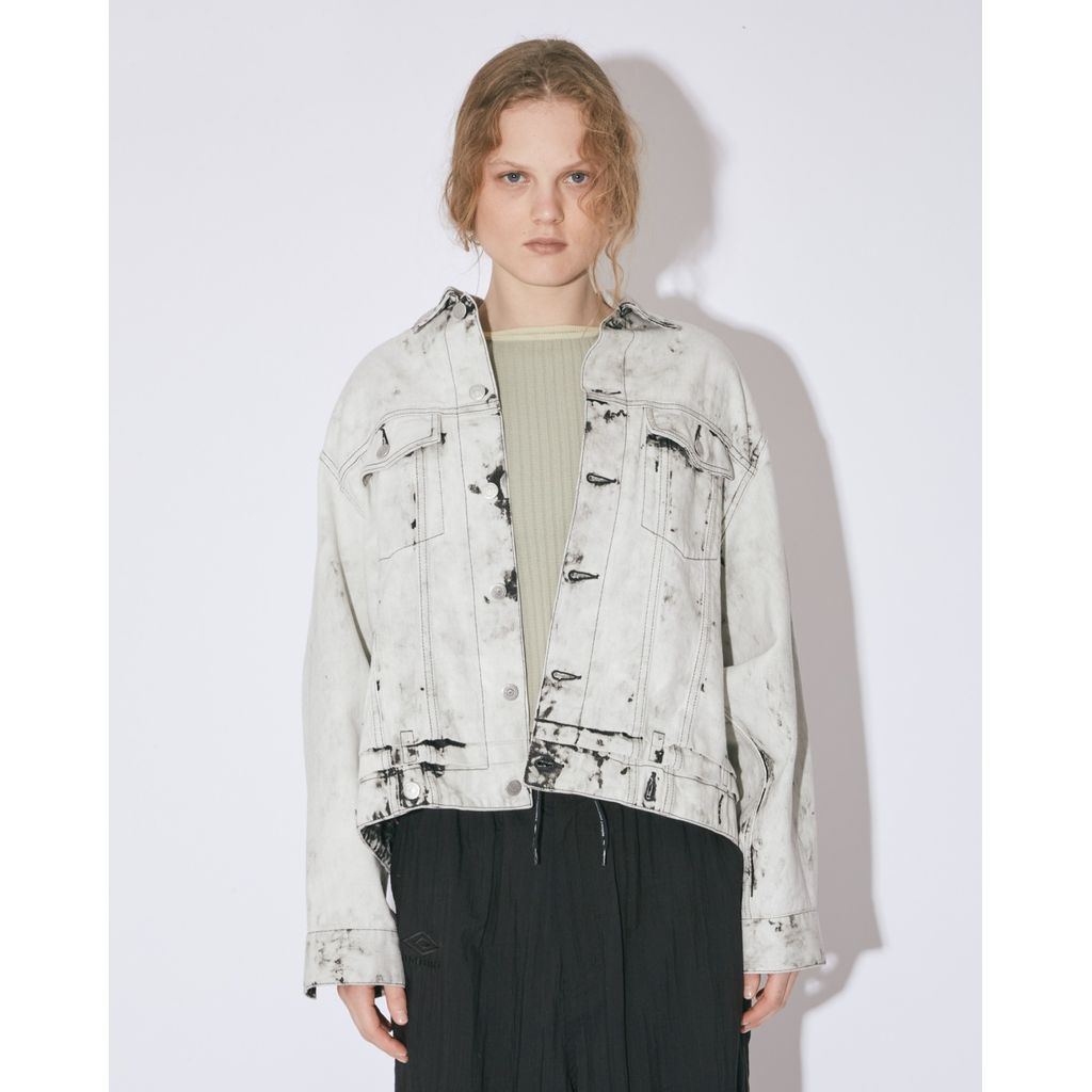 beautiful people  double-end left hand twill denim blouson