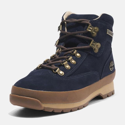 Timberland Euro Hiker Hiking Boots Dark Blue Suede