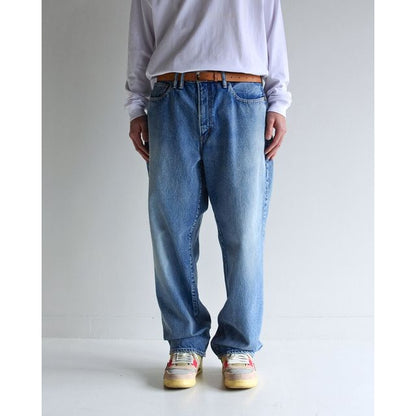 ANACHRONORM  CONTEXT-003N-10Y 80's WIDE 5P PANTS INDIGO(TEN YEARS WASH)