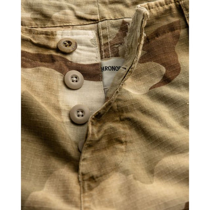 ANACHRONORM AN306 DIRTPAINT DESSERT CAMO SHORT PANTS BEIGE