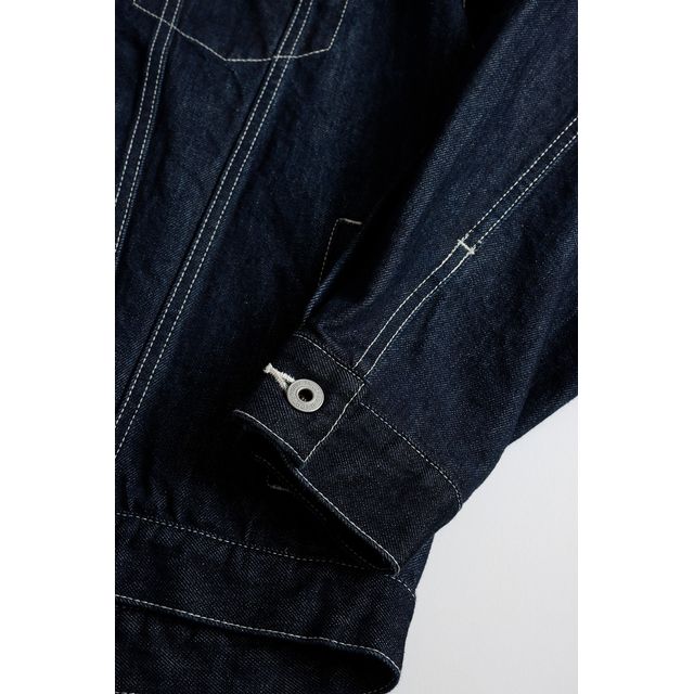 FDMTL DENIM HAORI JACKET RINSE