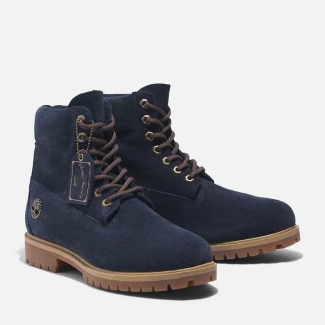 Timberland 6inch Premium Boot WP DARK-BLUE-SUEDE