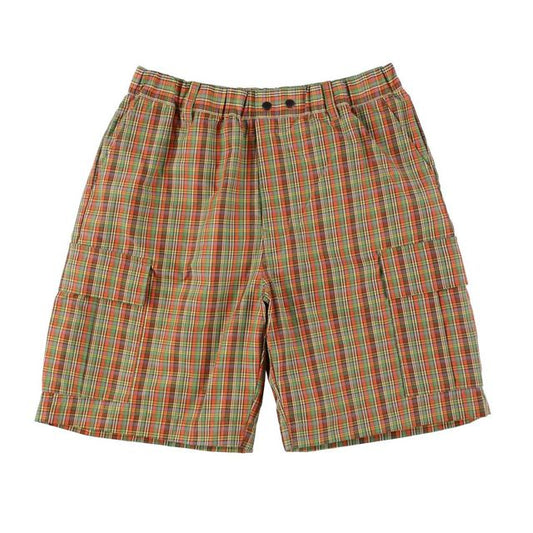 SON OF THE CHEESE Traditional Check Cargo Shorts