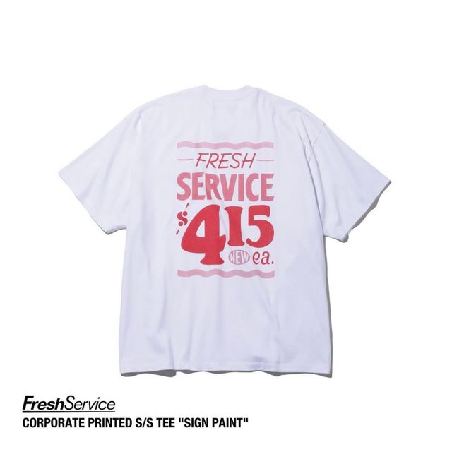 FreshService "CORPORATE PRINTED S/S TEE SIGN PAINT"