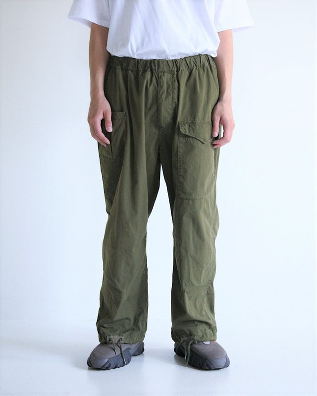 ANACHRONORM AN274 MILITARY EASY PANTS OLIVE