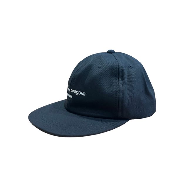 COMME des GARCONS HOMME ＬＯＧＯ　ＣＡＰ　ＢＬＡＣＫ