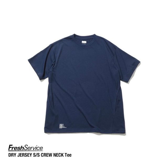 FreshService "DRY JERSEY S/S CREW NECK TEE"