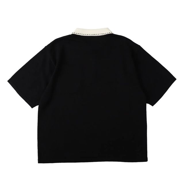 SON OF THE CHEESE  Hand Stitch Polo Knit