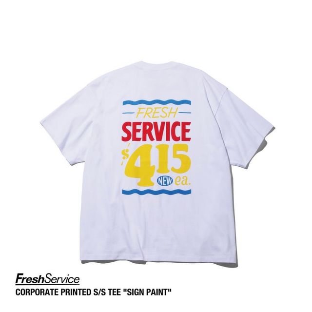 FreshService "CORPORATE PRINTED S/S TEE SIGN PAINT"