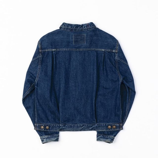 ANACHRONORM FRONT TUCK DENIM JACKET INDIGO(ONE YEAR WASH)