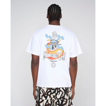 BRAIN DEAD FUTURE SOUNDS T-SHIRT - WHITE