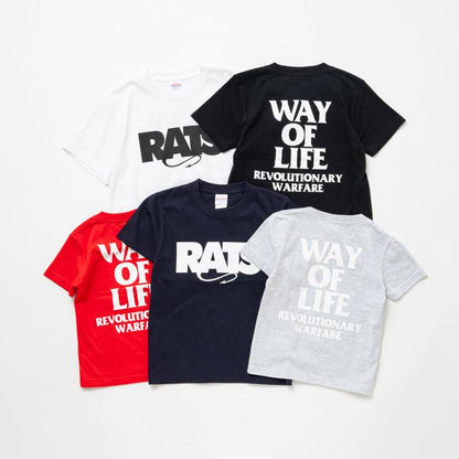 RATS BOX LOGO WAY OF LIFE  KID's TEE