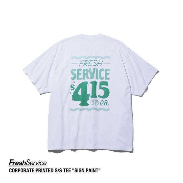 FreshService "CORPORATE PRINTED S/S TEE SIGN PAINT"