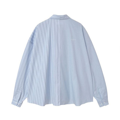 MAGIC STICK 2 Face Dress Shirt (Blue Stripes Mix)