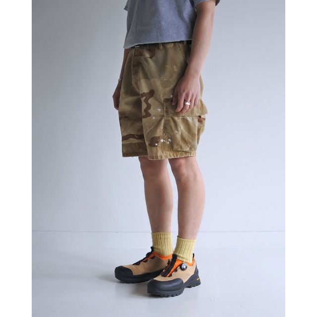 ANACHRONORM AN306 DIRTPAINT DESSERT CAMO SHORT PANTS BEIGE