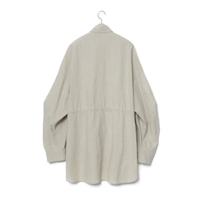 FUMITO GANRYU M-51 Linen Shirt Jk - Beige