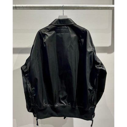 COMME des GARCONS HOMME ナイロンツイル ミリタリージャケット (BLACK)