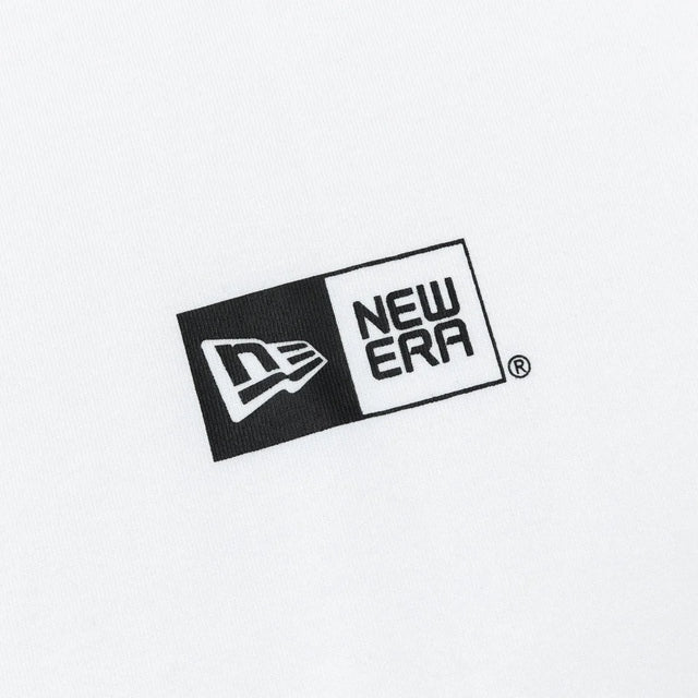 NEW ERA 長袖 コットン Tシャツ Originators of the True Fitted ホワイト レギュラーフィット