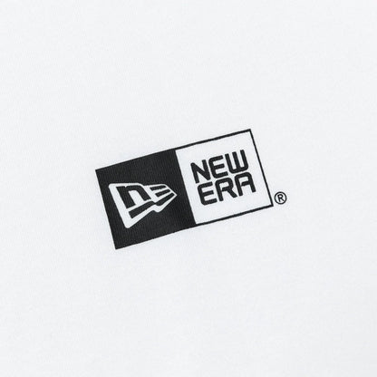 NEW ERA 長袖 コットン Tシャツ Originators of the True Fitted ホワイト レギュラーフィット