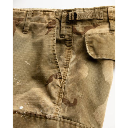 ANACHRONORM AN306 DIRTPAINT DESSERT CAMO SHORT PANTS BEIGE