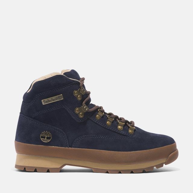 Timberland Euro Hiker Hiking Boots Dark Blue Suede