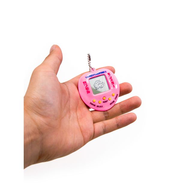 VANDY THE PINK PIXEL PET KEYCHAIN