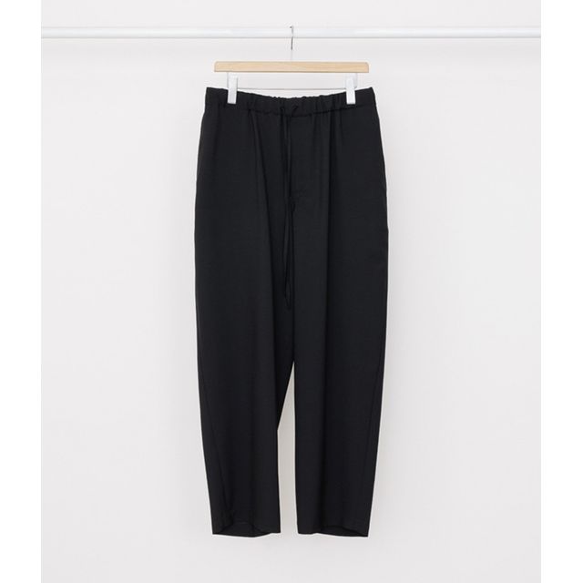 MARKA COCOON WIDE EASY PANTS - tumbled wool tropical -