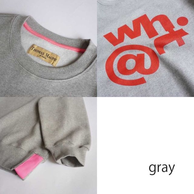 THOMAS MAGPIE sweat standard “WH@T”