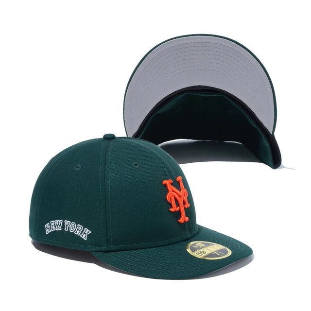 NEW ERA LP 59FIFTY Gray Undervisor ニューヨーク・メッツ ダークグリーン グレーアンダーバイザー