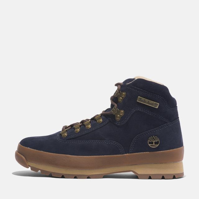 Timberland Euro Hiker Hiking Boots Dark Blue Suede