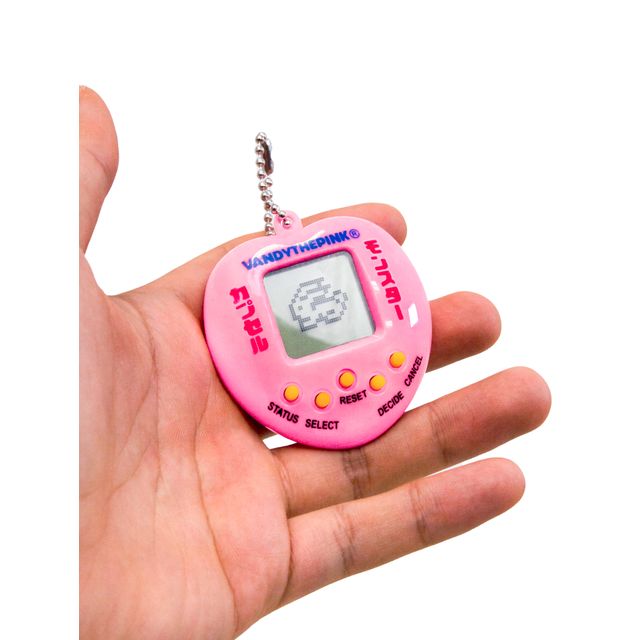 VANDY THE PINK PIXEL PET KEYCHAIN