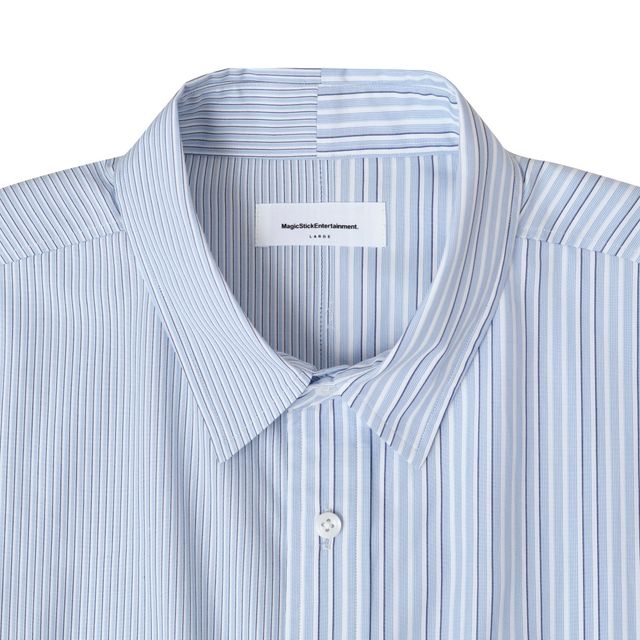 MAGIC STICK 2 Face Dress Shirt (Blue Stripes Mix)