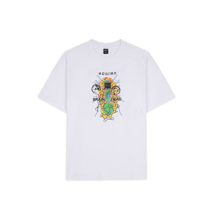 BRAIN DEAD FUTURE SOUNDS T-SHIRT - WHITE