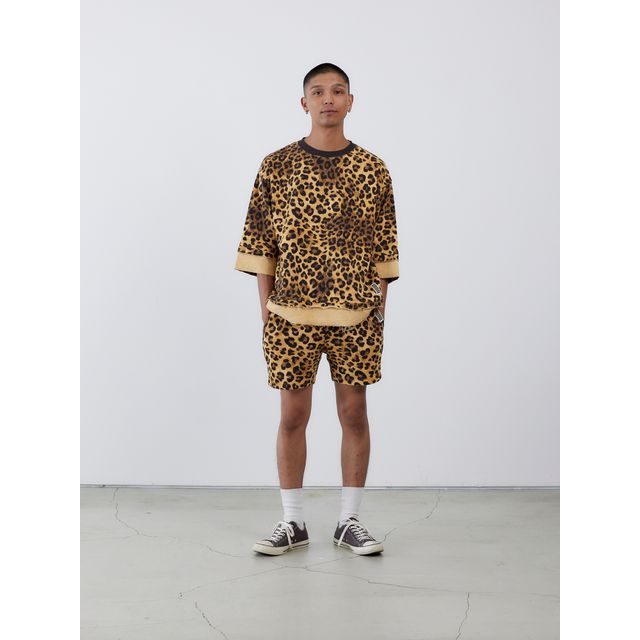 ILL ONE EIGHTY LEOPARD SWEAT SHORTS