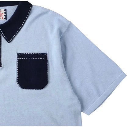 SON OF THE CHEESE  Hand Stitch Polo Knit