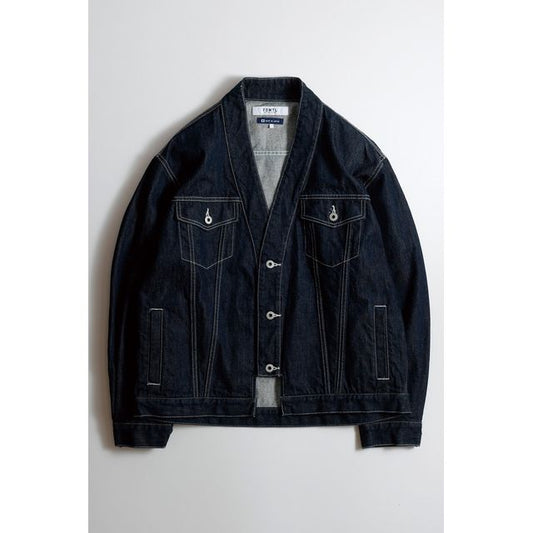 FDMTL DENIM HAORI JACKET RINSE