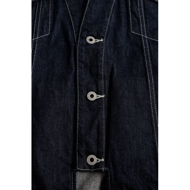 FDMTL DENIM HAORI JACKET RINSE